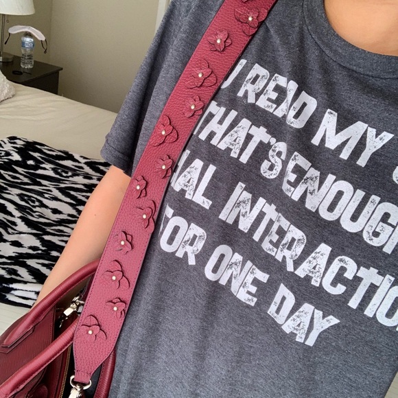 Rebecca Minkoff wine red satchel. - Picture 8 of 8